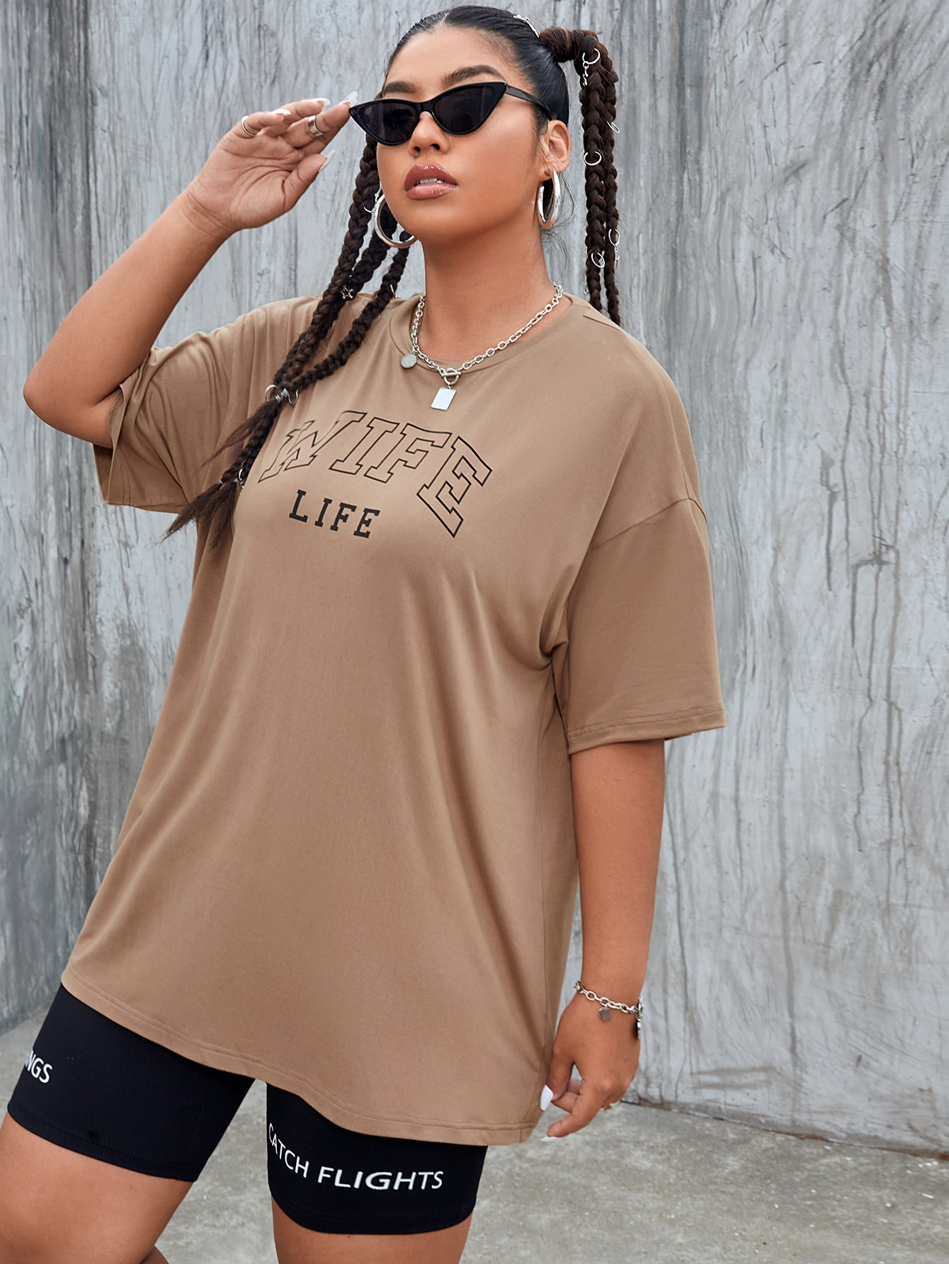 Plus Size Street Style T-Shirt