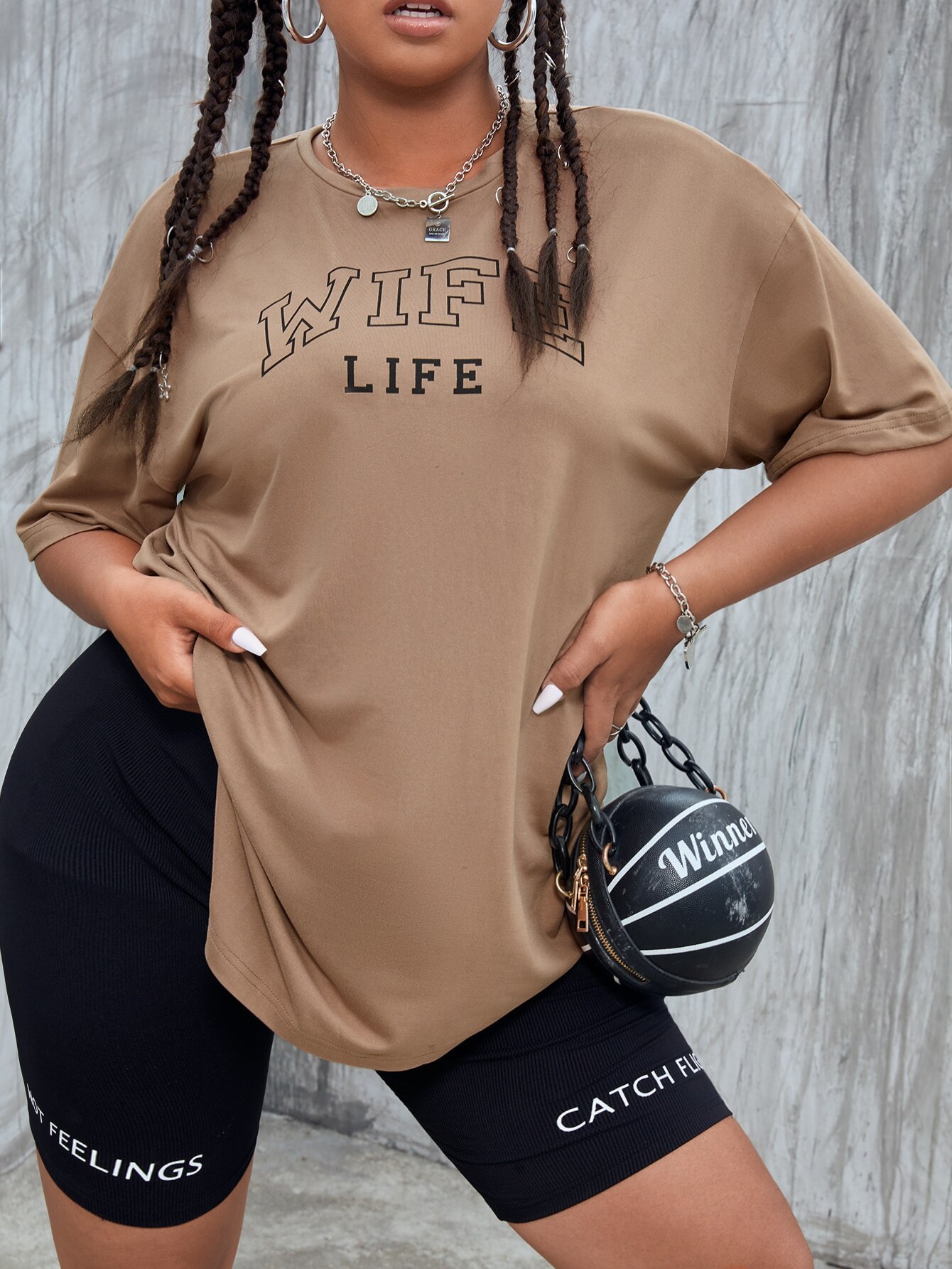 Plus Size Street Style T-Shirt