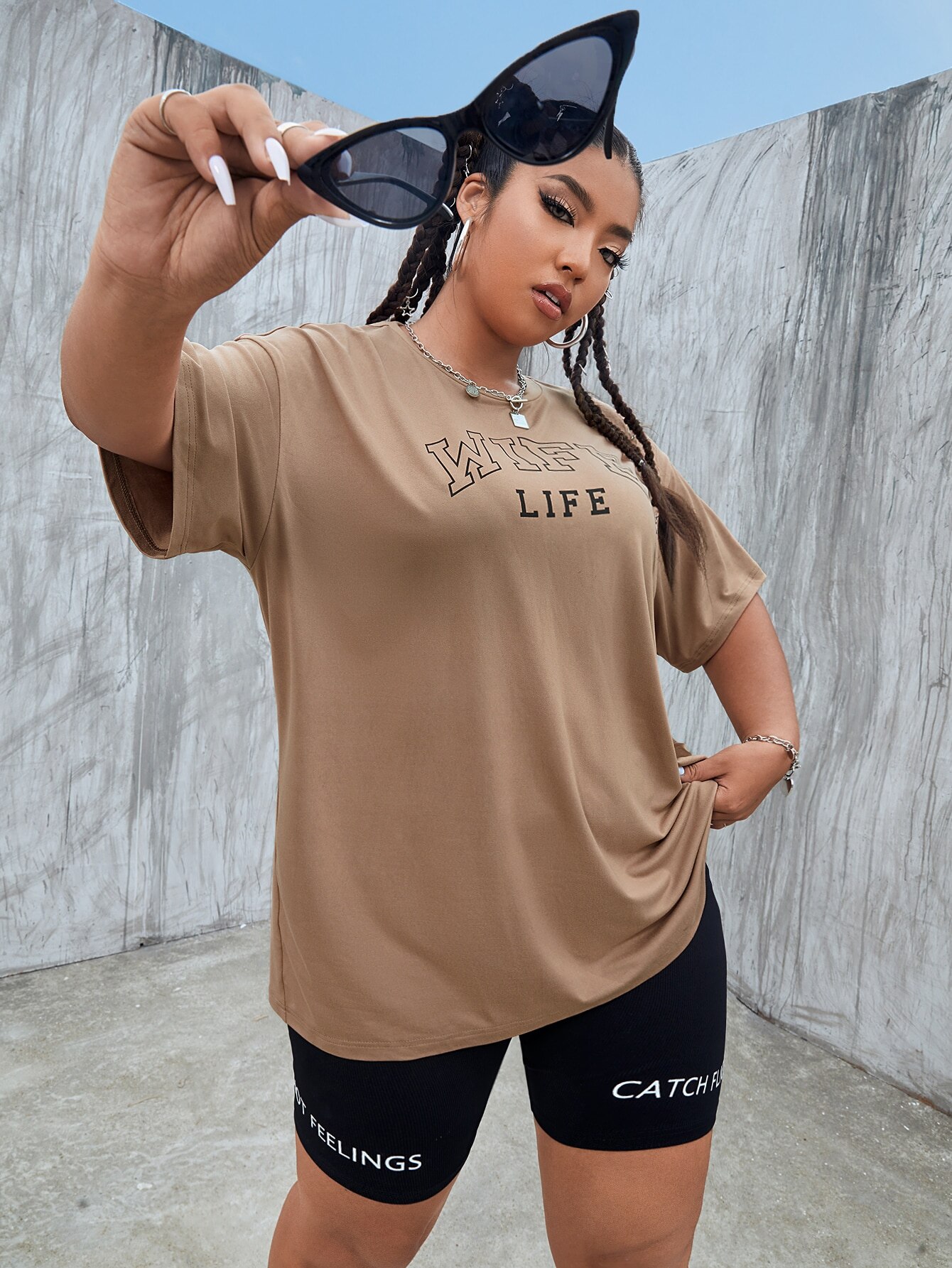 Plus Size Street Style T-Shirt