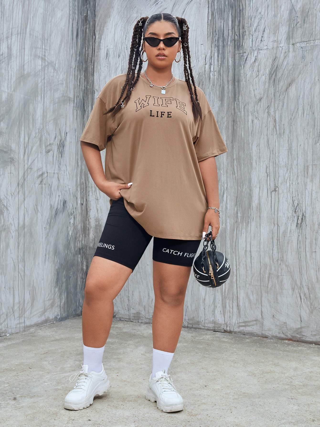 Plus Size Street Style T-Shirt