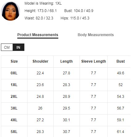 Plus Size Loose Tops