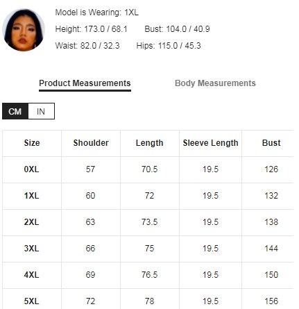 Plus Size Loose Tops