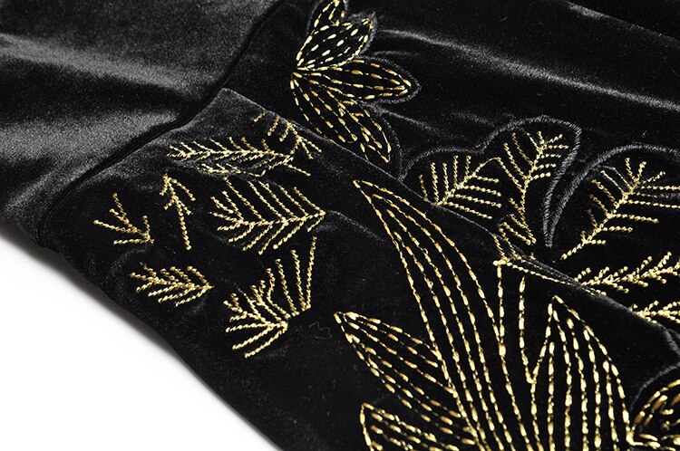 Women's Golden Emroidery Jumpsuit