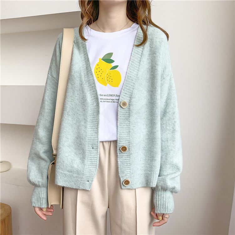 Women's Pastel Color Cardigan