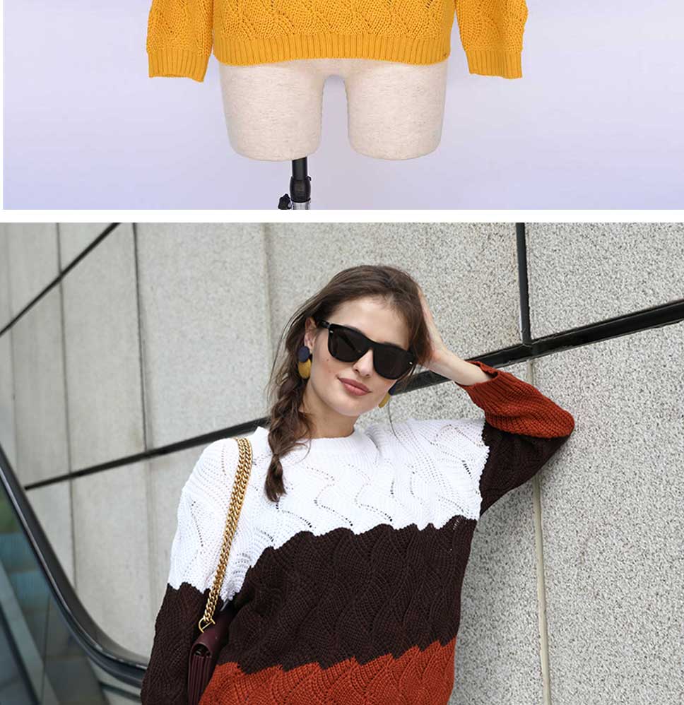 Women's Striped Knitted Sweater