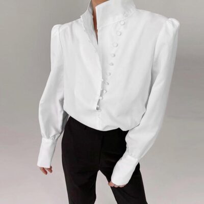 Elegant Turtleneck Blouse for Women