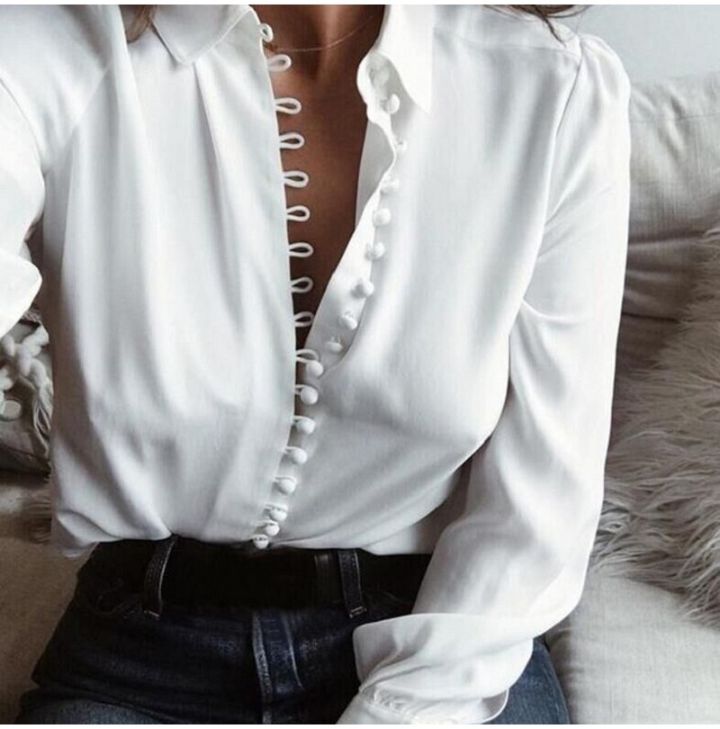 Women's Elegant Buttons Blouse