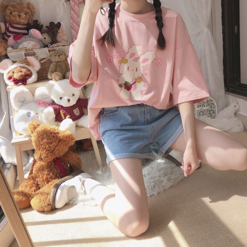 Women's Kawaii Bunny T-Shirt