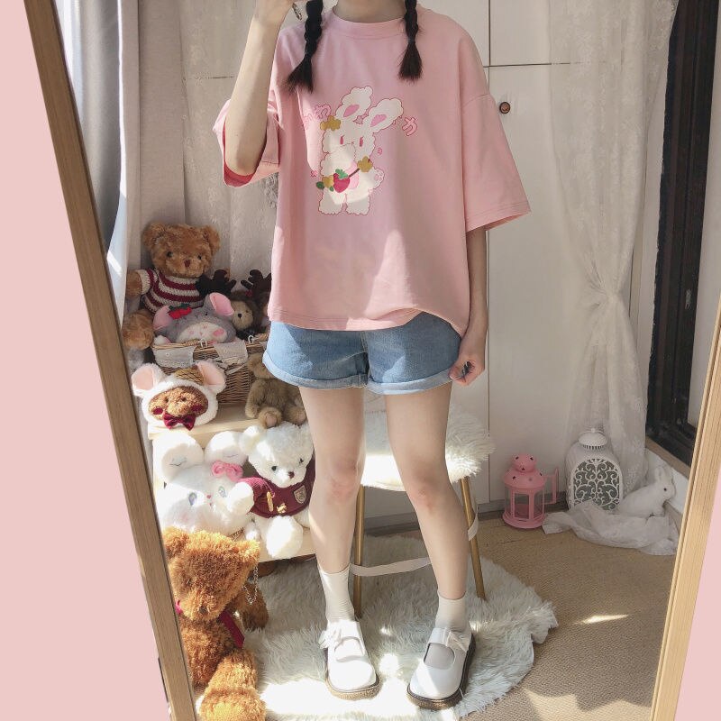 Women's Kawaii Bunny T-Shirt