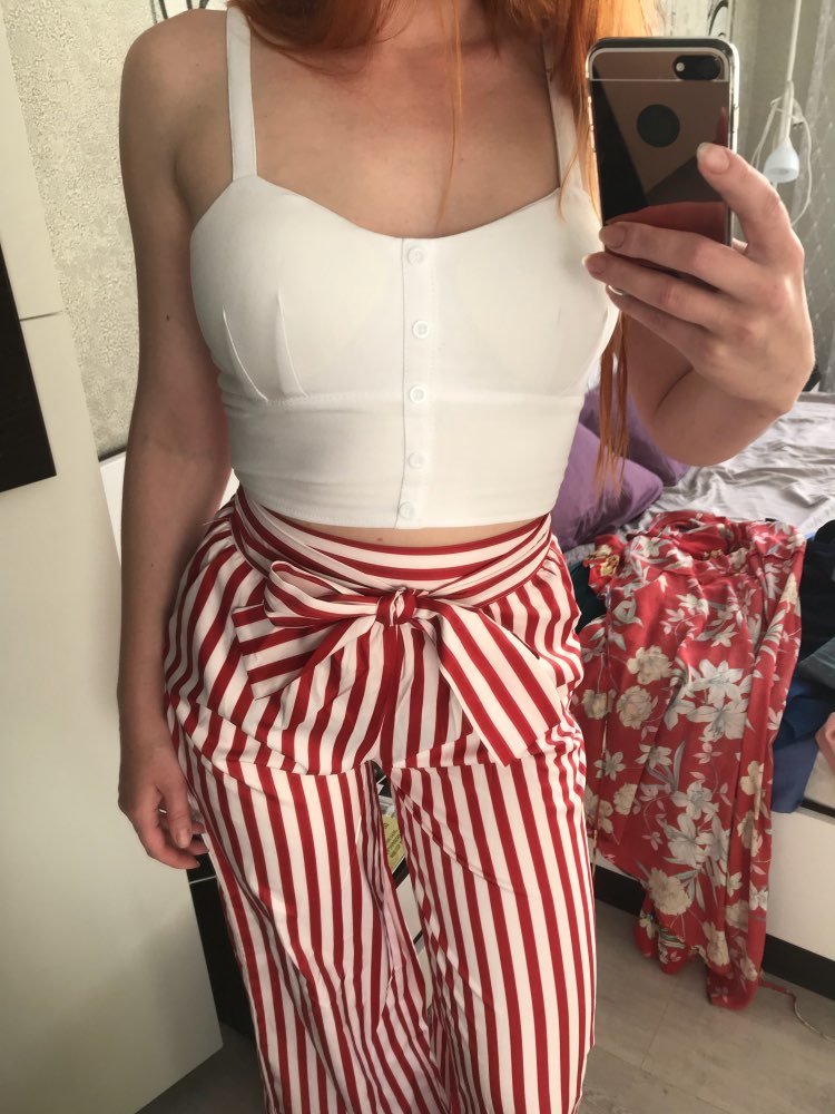 Striped Crop Top for Girls