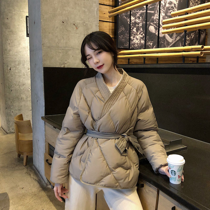 Women's Kimono Style Puffer Coat