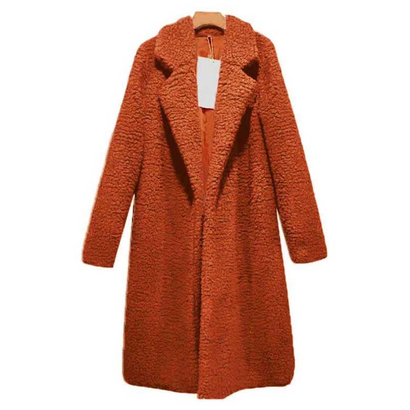 Women's Faux Fur Long Coat