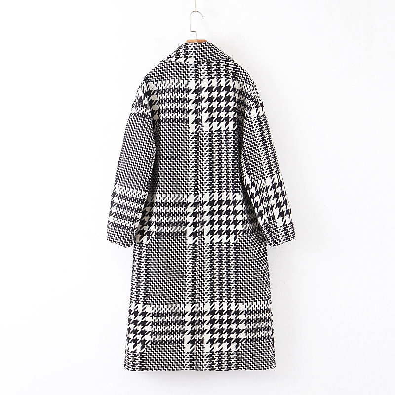 Plaid Women's Winter Coat