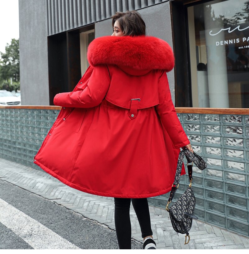 Women's Warm Cotton Lined Winter Coat