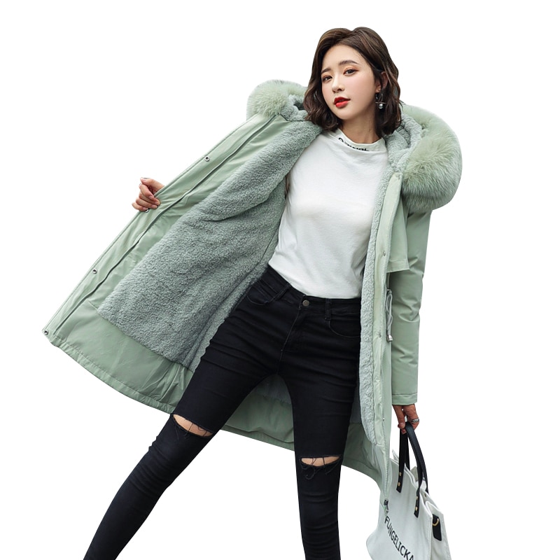 Women's Warm Cotton Lined Winter Coat