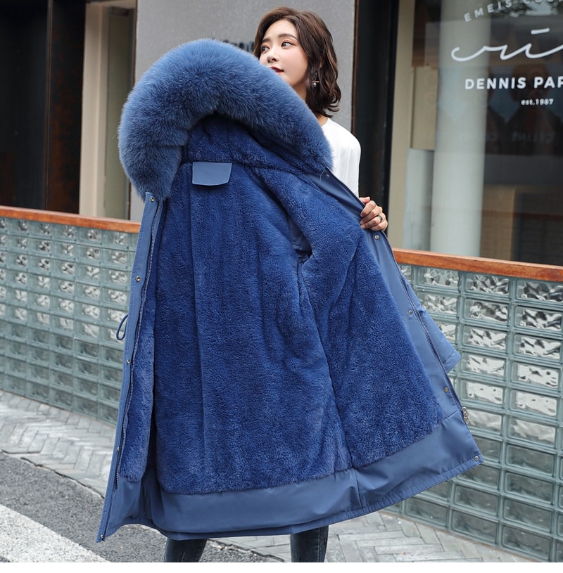 Women's Warm Cotton Lined Winter Coat