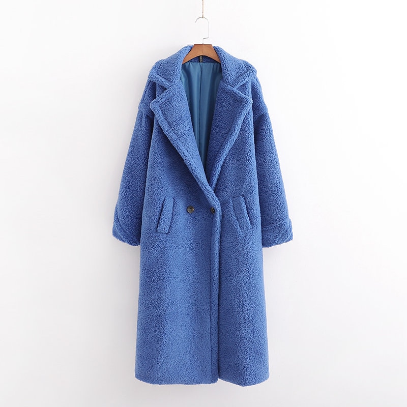 Plush Women's Coat for Winter