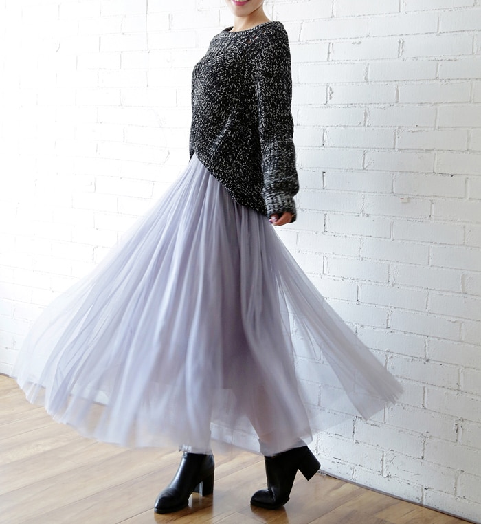 Women's Long Tutu Skirt