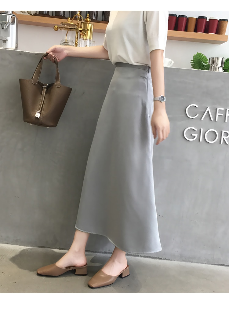 Women's Elegant Knee-Length Skirt