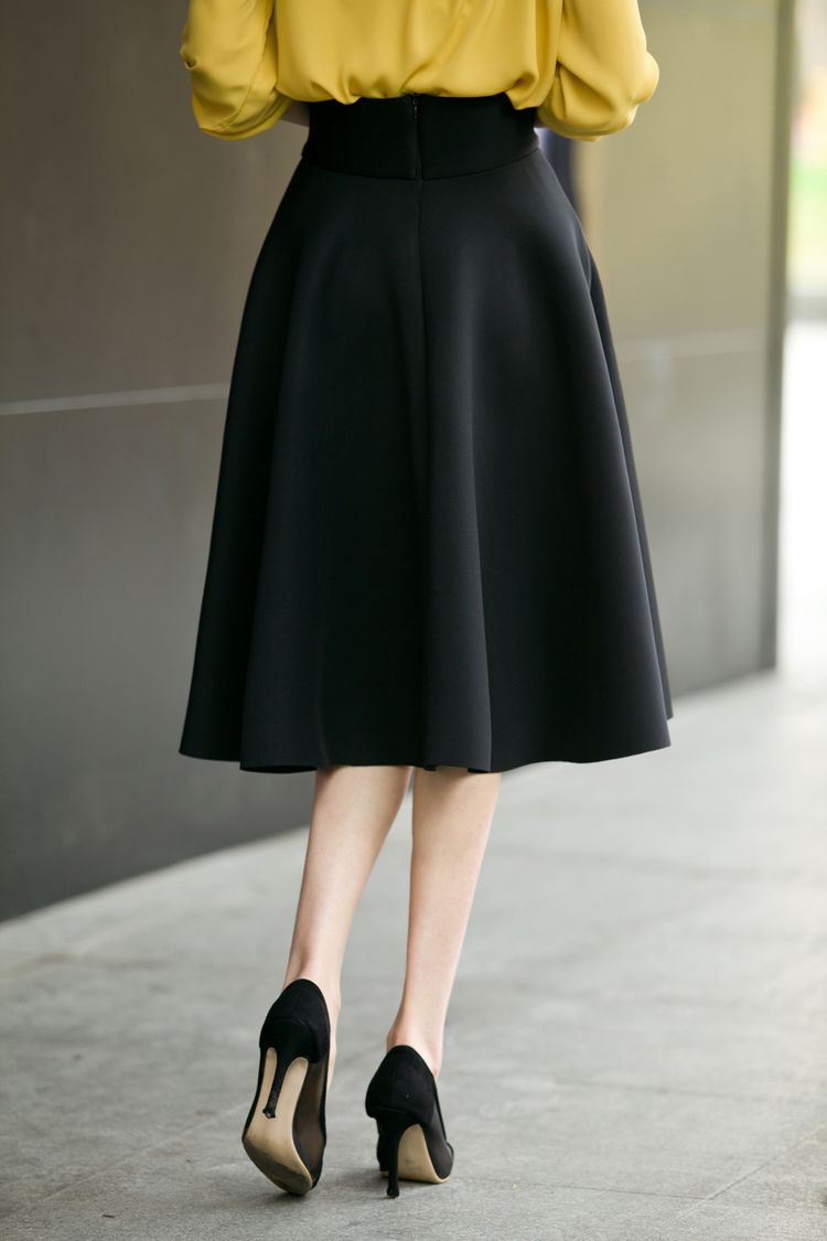 Women's Retro Style High Waist Skirt