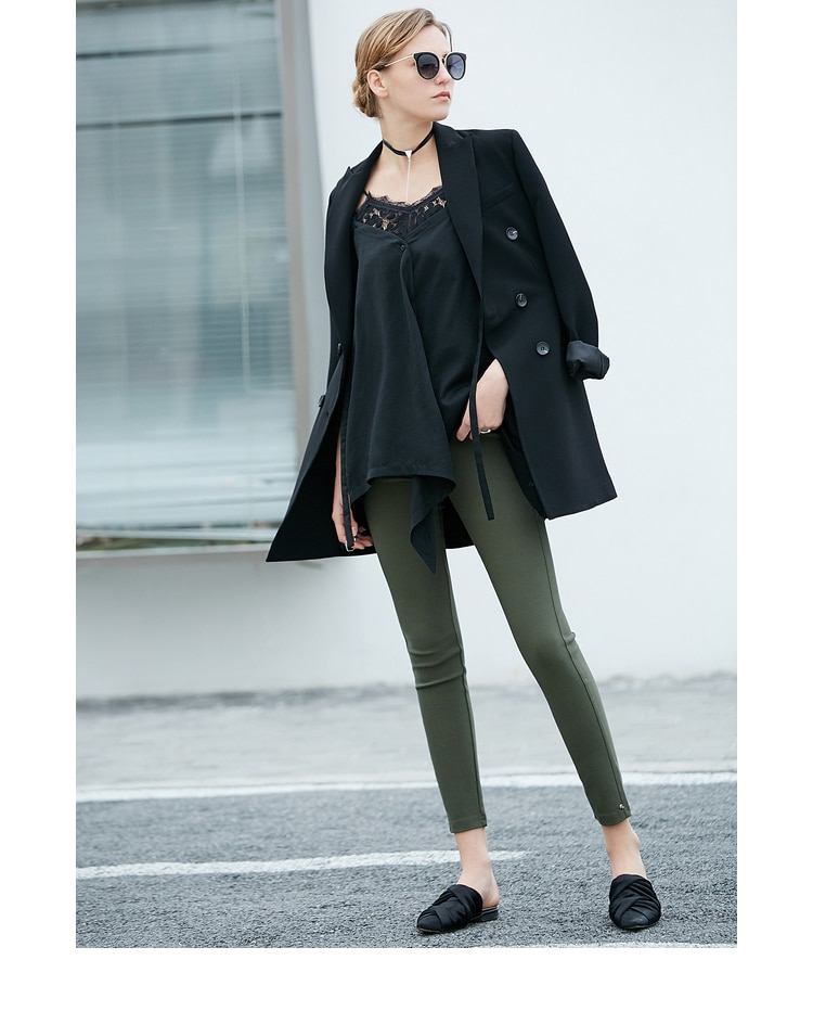 Women's Solid Skinny Leggings