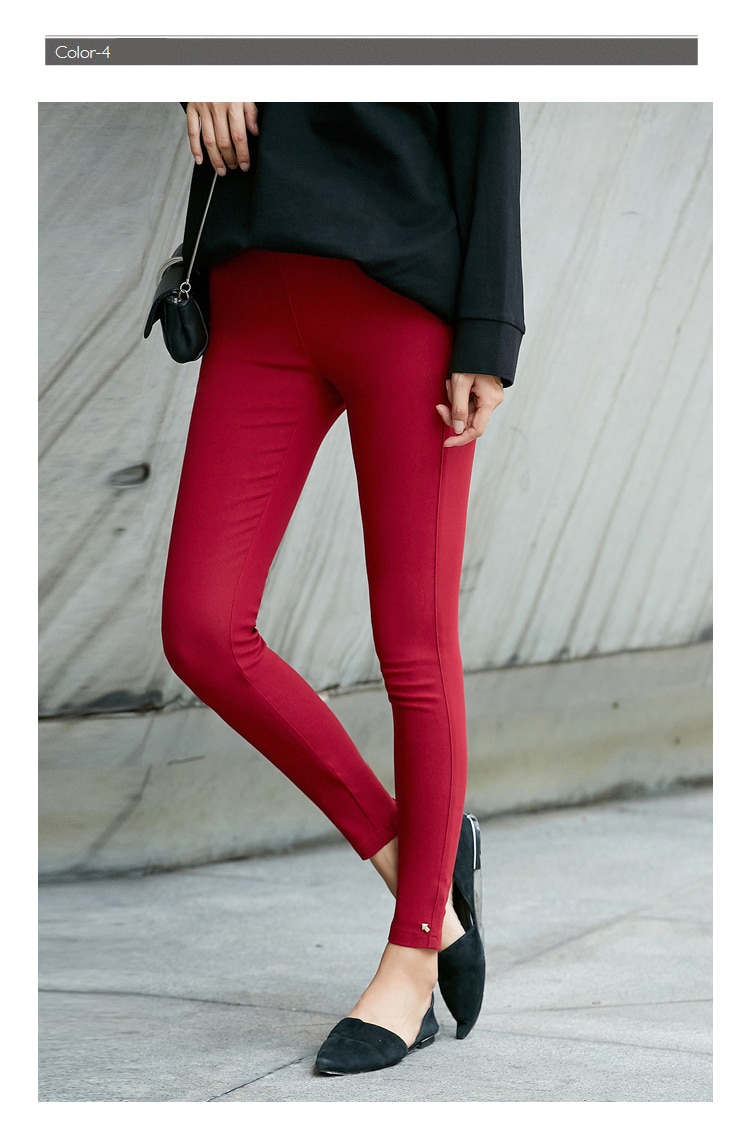 Women's Solid Skinny Leggings