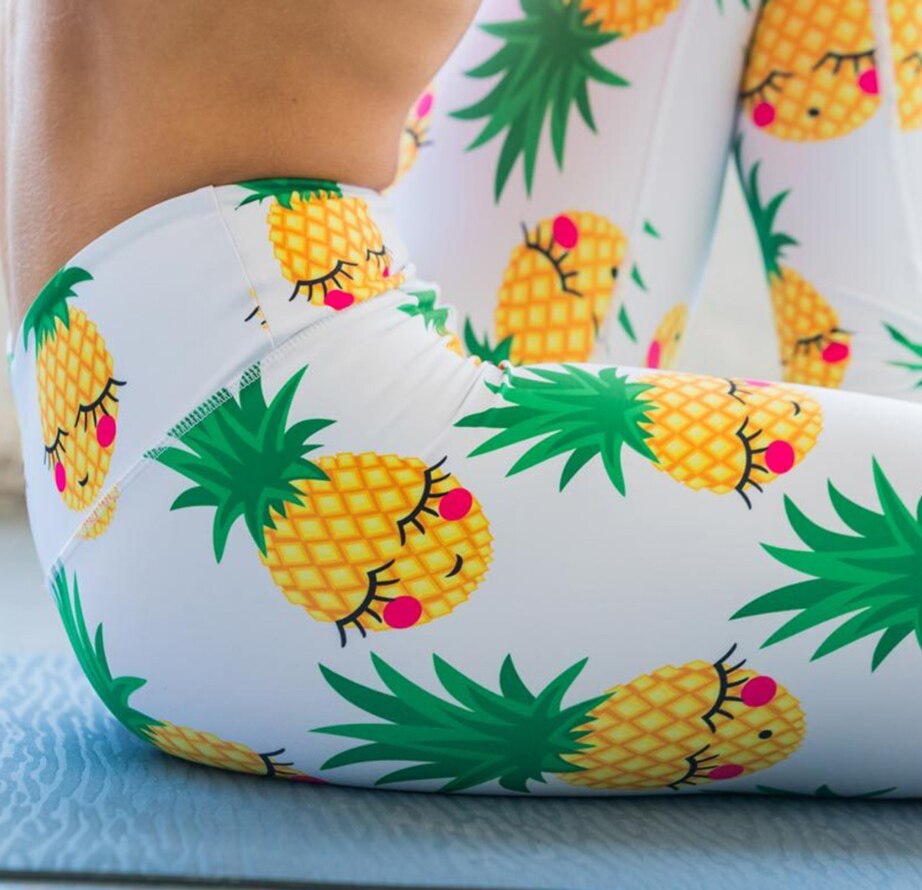 Women's Leggings with Pineapple Print