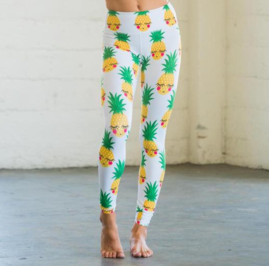 Women's Leggings with Pineapple Print