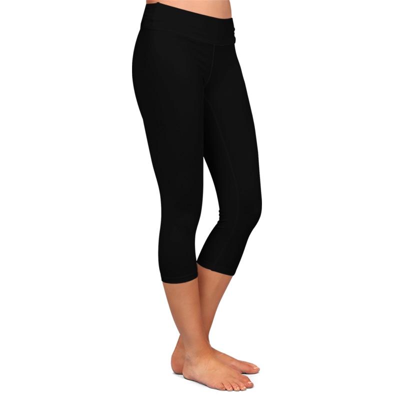 Women's High Waisted Capri Leggings