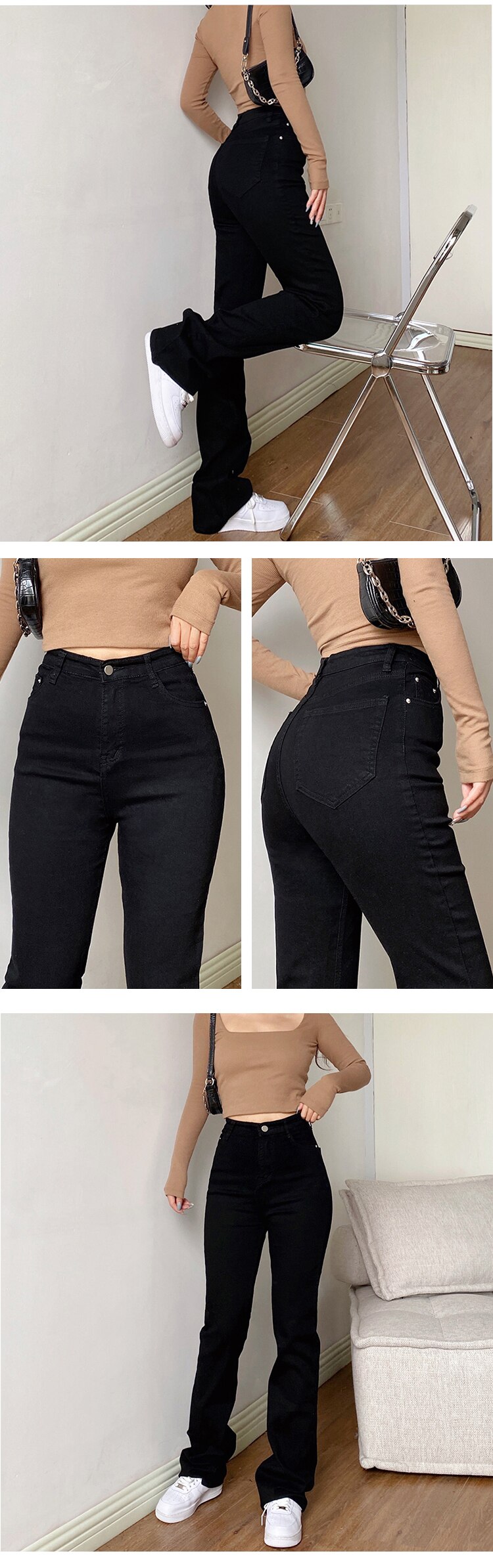 Women's Oversized Stretch Jeans