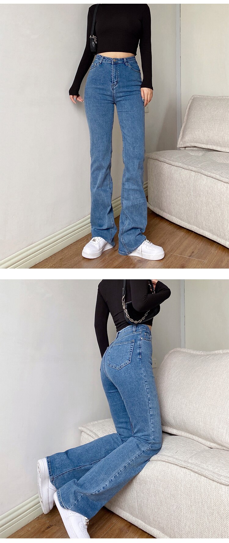 Women's Oversized Stretch Jeans