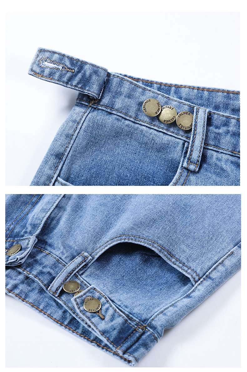 Women's Loose Style Denim Shorts