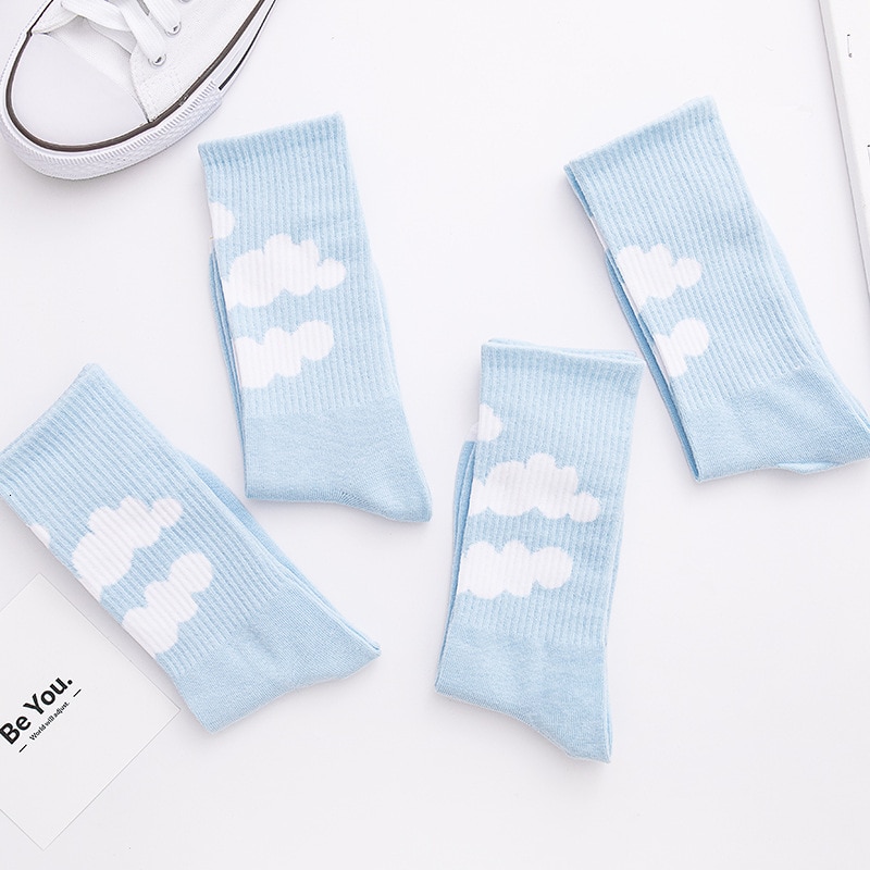 White Cloud Cotton Socks