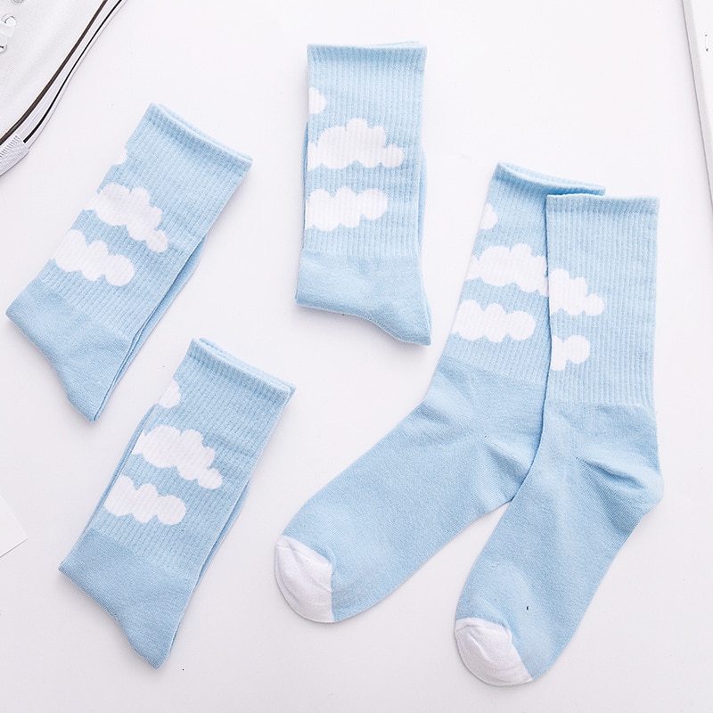 White Cloud Cotton Socks