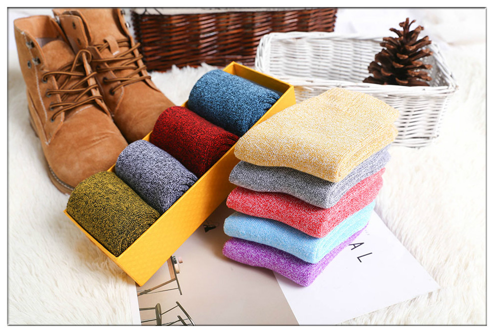 Women's Thick Winter Socks 5 Pairs Set