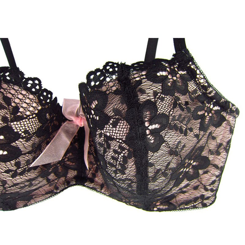 Lace Women's Bra with Little Bow