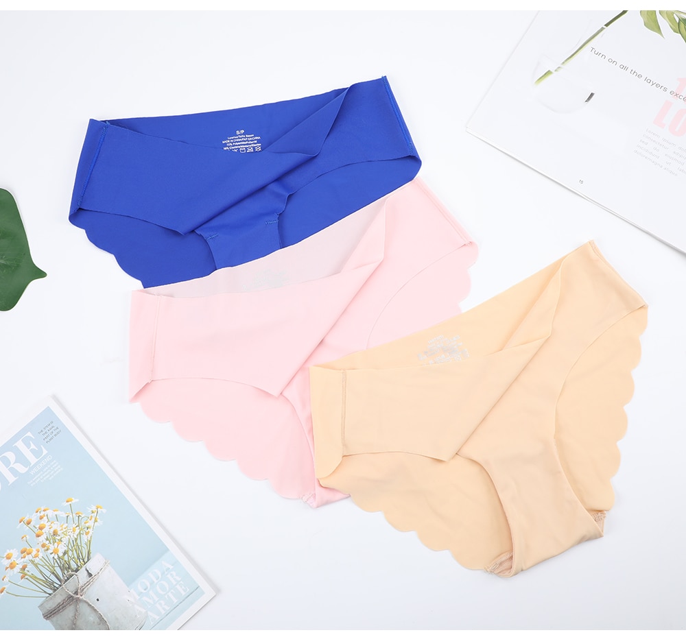 Women's Seamless Solid Color Panties