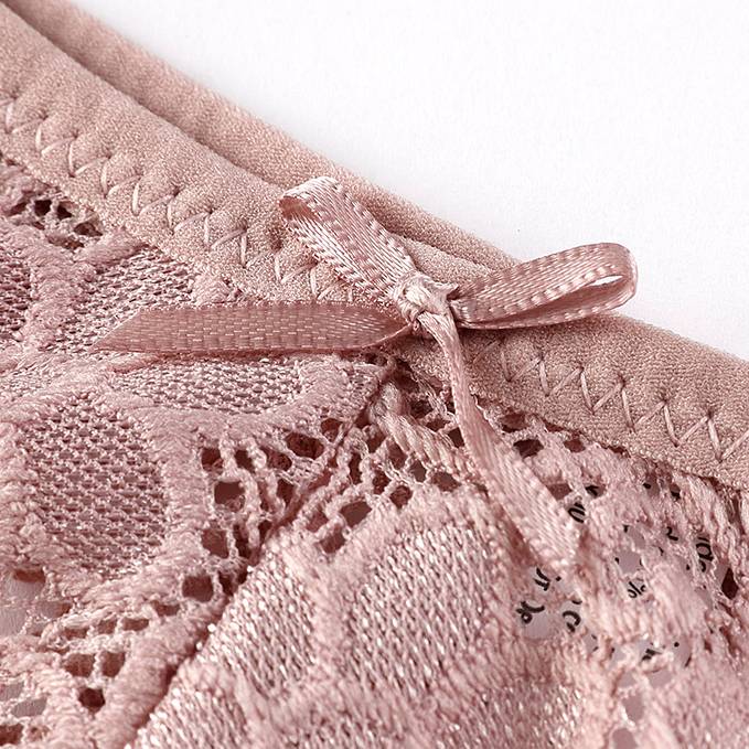 Three Floral Lace Thongs for Women