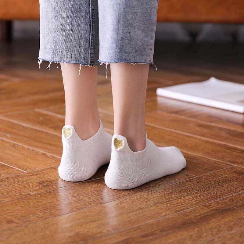 Women's Short Socks 4 Pairs Set