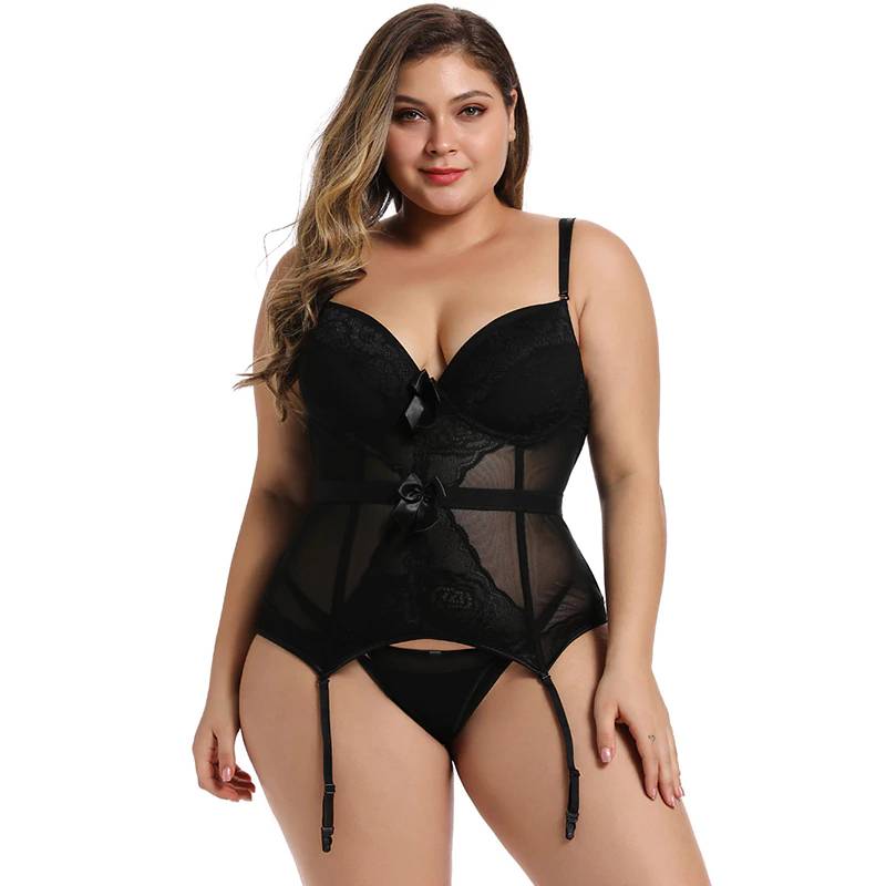 Plus Size Lace Up Women's Corset