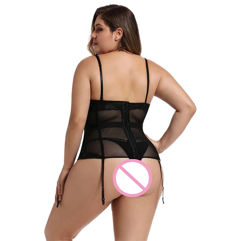 Plus Size Lace Up Women's Corset