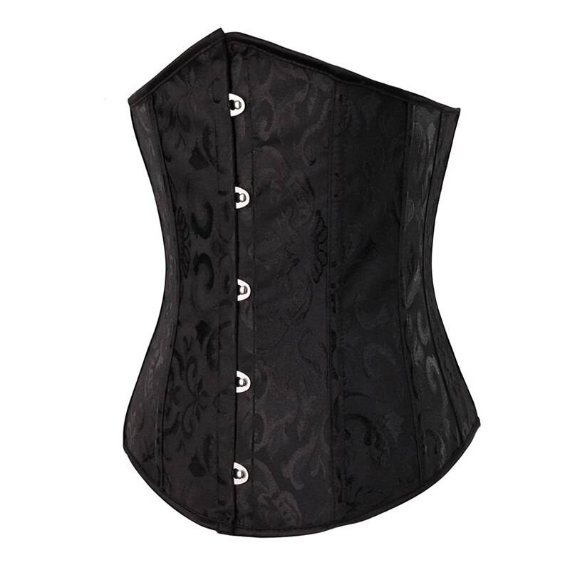 Women's Underbust Corset with Metal Clips