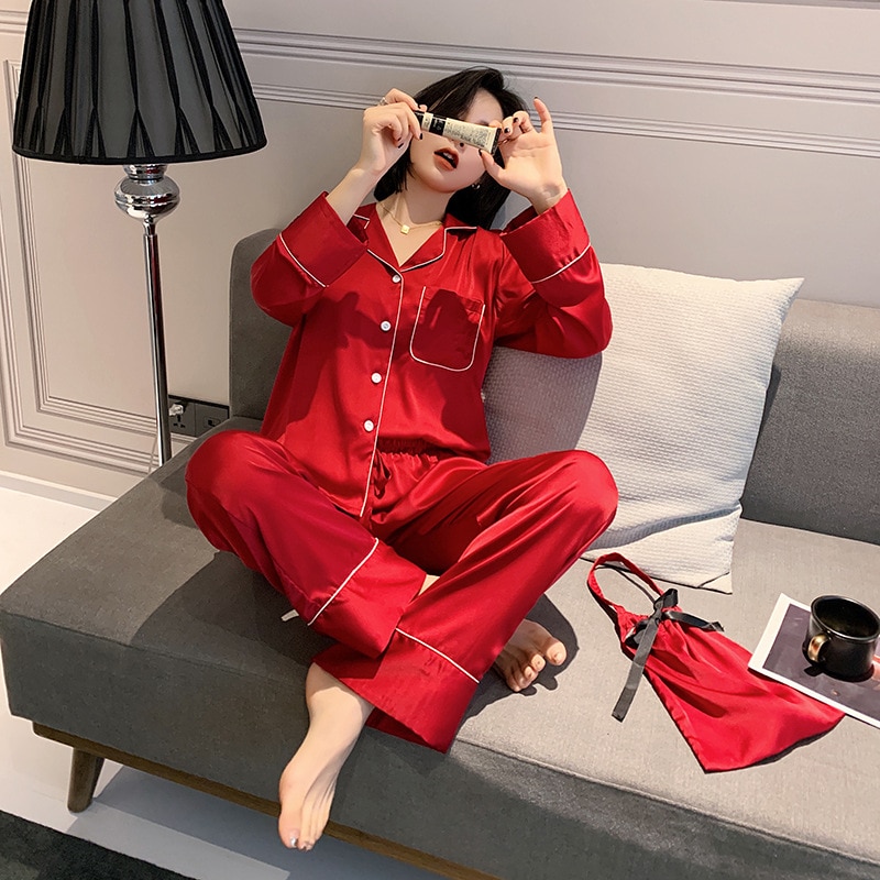 Luxury Long Sleeve Pyjamas Set