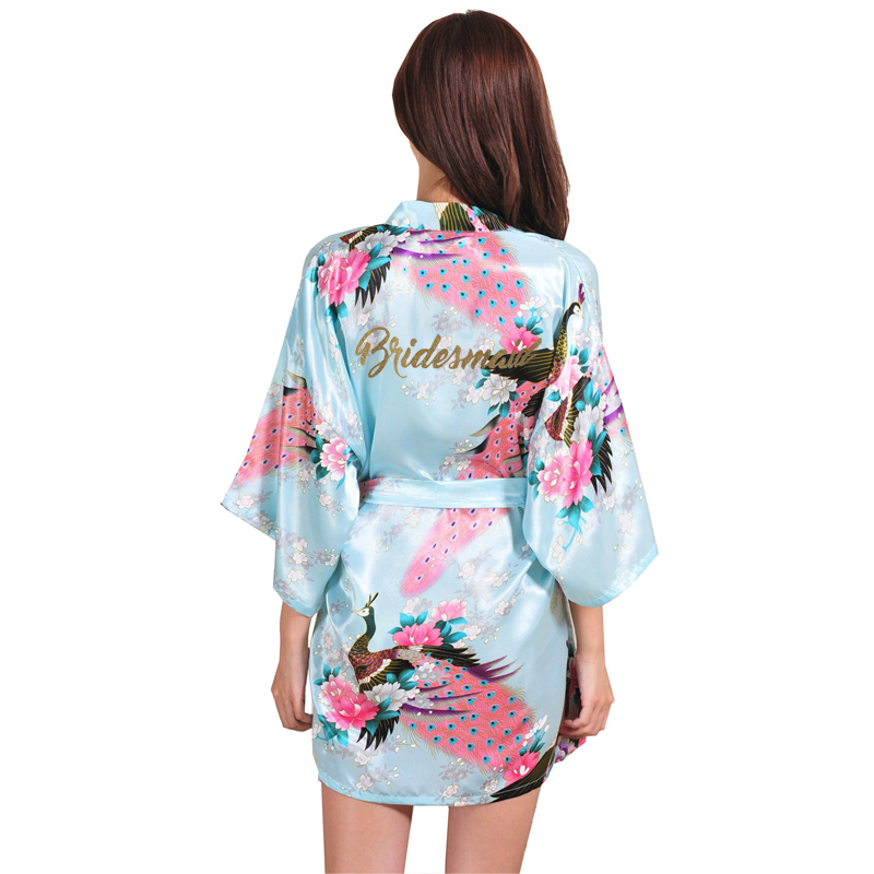 Floral Printed Satin Sleepwear for Bride and Bridesmaid