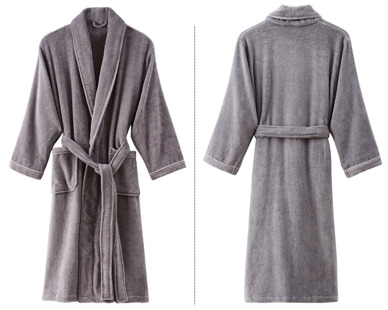 Women's Fleece Thick Bath Robe