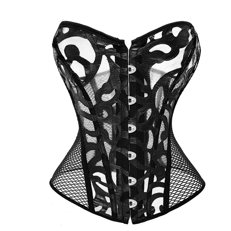 Women's Bustier Corset in Black and White