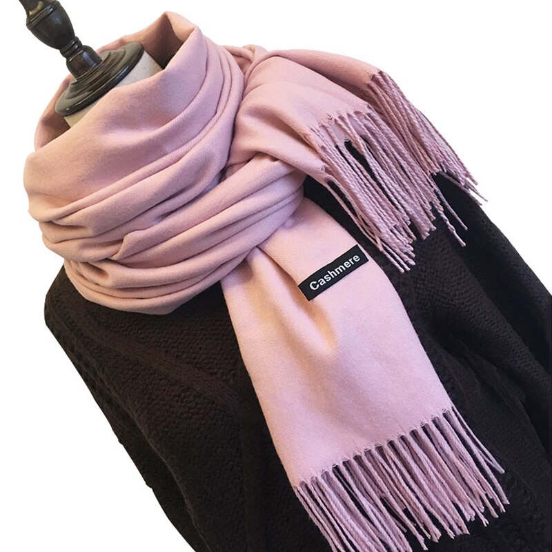 Women's Cashmere Scarf with Tassel