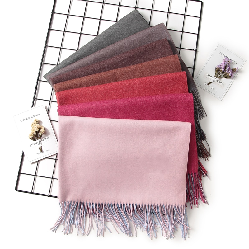 Women's Double Color Scarf