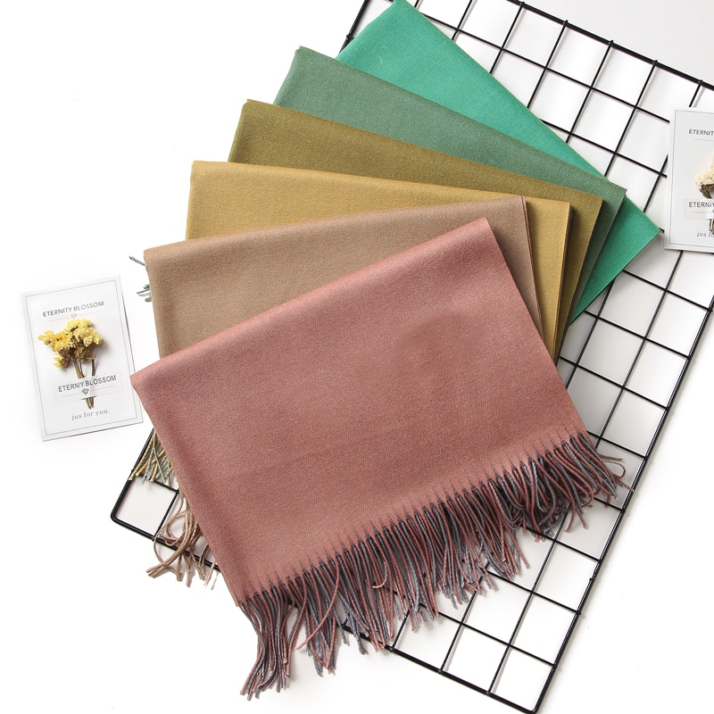 Women's Double Color Scarf